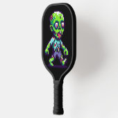Raquette De Pickleball Halloween drôle zombie 8 bits (Gauche)