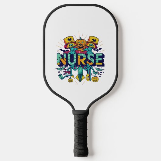 RAQUETTE DE PICKLEBALL HALLOWEEN NURSE (Recto)