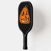 Raquette De Pickleball Halloween Wonky Citrouille (Gauche)