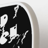 Raquette De Pickleball Hantée Halloween Éffrayant chauves-souris noires g (Détail gauche)