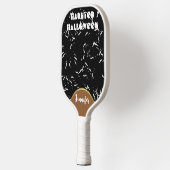 Raquette De Pickleball Hantée Halloween Éffrayant chauves-souris noires g (Gauche)