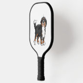 Raquette De Pickleball Happy Bernese Mountain Dog - Comic - Chiens - Cart (Gauche)