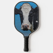 Raquette De Pickleball Happy Cow Portrait (Verso)