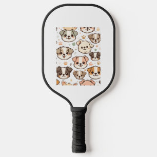 Raquette De Pickleball Happy mignon Motif Puppies