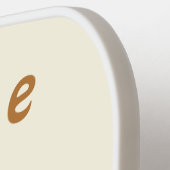 Raquette De Pickleball Happy Ostrich Smile Pickleball Paddle Funny (Détail gauche)