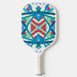 Raquette De Pickleball Harmonie équilibrée de Cornflower Couleurs Abstrai