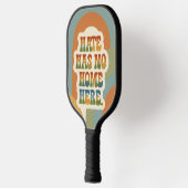 Raquette De Pickleball Hate Has No Home Here Retro Rainbow (Gauche)