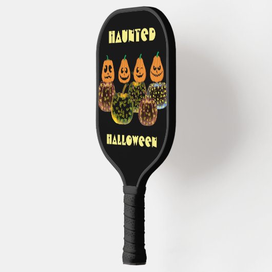 Raquette De Pickleball Haunted Halloween Jack O Lanterns Automne Citrouil (Gauche)
