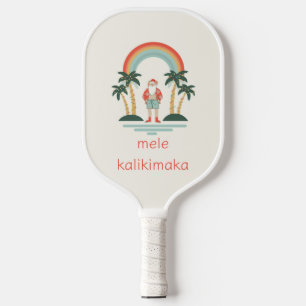 Raquette De Pickleball Hawaïen/Rainbow/Palms Santa