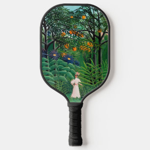 Raquette De Pickleball Henri Rousseau - Femme marchant dans une forêt exo