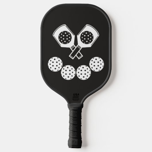 Raquette De Pickleball Heureux (Verso)