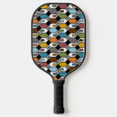 Raquette De Pickleball Hexagons et Starburst (Recto)