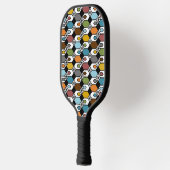 Raquette De Pickleball Hexagons et Starburst (Gauche)