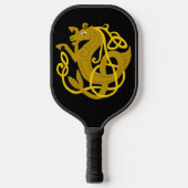 Raquette De Pickleball Hippocampe celtique d'or (Recto)