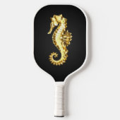 Raquette De Pickleball Hippocampe Polygonal Or (Verso)
