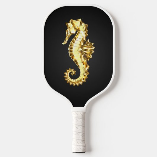 Raquette De Pickleball Hippocampe Polygonal Or (Recto)