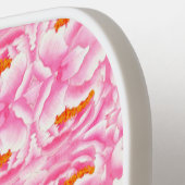 Raquette De Pickleball Hippy Chic rose et orange Cravate-Dye (Détail gauche)