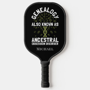 Raquette De Pickleball Historien de la famille généalogique personnalisé