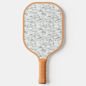 Raquette De Pickleball Hollywood Toile de Jouy Green (Verso)