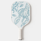 Raquette De Pickleball Homard bleu (Verso)