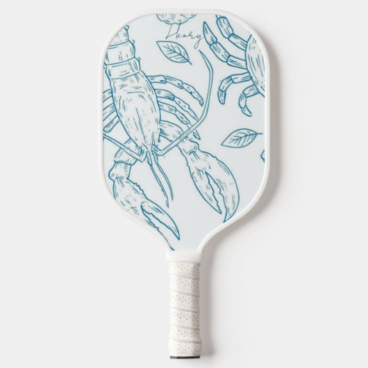 Raquette De Pickleball Homard bleu (Recto)
