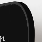 Raquette De Pickleball Homme tenant Cheval Pickleball foncé Paddle (Détail gauche)