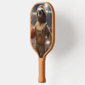 Raquette De Pickleball Hoops and Hangs : Le Slam Dunking Sloth, (Gauche)