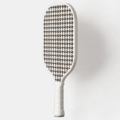 Raquette De Pickleball Houndstooth de Brown Combination par Shirley Taylo (Gauche)