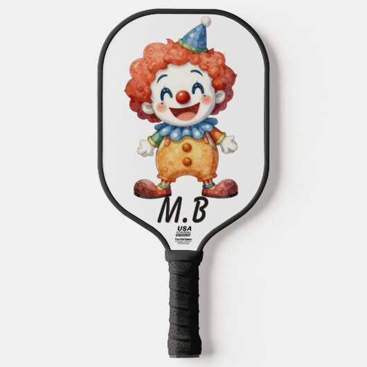 Raquette De Pickleball Humour de cirque clownesque (Recto)