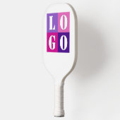 Raquette De Pickleball Idée de mariage personnalisée simple et élégante (Gauche)