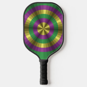 Raquette De Pickleball Illusion de Mardi Gras