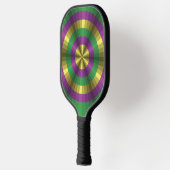 Raquette De Pickleball Illusion de Mardi Gras (Gauche)