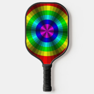 Raquette De Pickleball Illusion optique arc-en-ciel