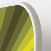 Raquette De Pickleball Illusion optique Jaune (Détail gauche)