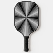 Raquette De Pickleball Illusion optique noir (Verso)