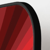 Raquette De Pickleball Illusion optique rouge (Détail gauche)