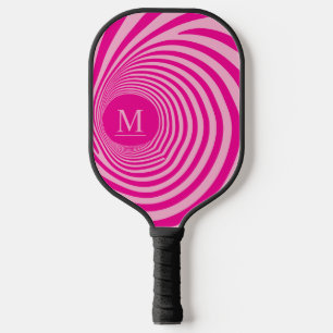 Raquette De Pickleball Illusion Optique Tourbillon Monogramme Teintes Ros