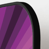 Raquette De Pickleball Illusion optique violet (Détail gauche)