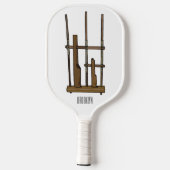 Raquette De Pickleball Illustration Angkpoumon (Verso)