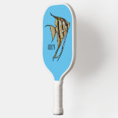Raquette De Pickleball Illustration d'angelfish (Gauche)