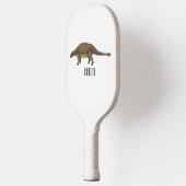 Raquette De Pickleball Illustration d'Ankylosaurus (Gauche)