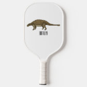 Raquette De Pickleball Illustration d'Ankylosaurus (Verso)