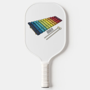 Raquette De Pickleball Illustration de bande dessinée en Xylophone