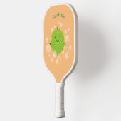 Raquette De Pickleball Illustration de bulles de chaux vert mou (Gauche)