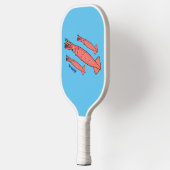 Raquette De Pickleball Illustration de calamar rose (Gauche)