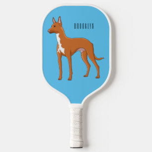 Raquette De Pickleball Illustration de chien de chien de chien de chien d