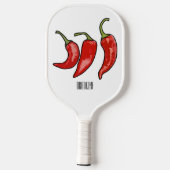 Raquette De Pickleball Illustration de chili (Verso)