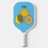 Raquette De Pickleball Illustration de citron (Verso)