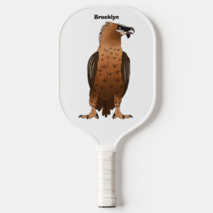 Raquette De Pickleball Illustration de dessin animé autour du vautour