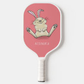 Raquette De Pickleball Illustration de dessin de lapin lapin mou (Verso)